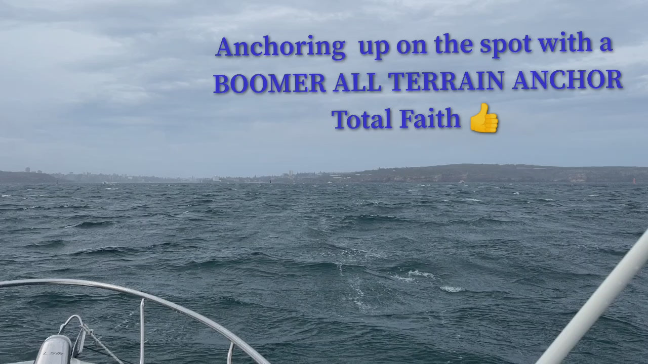 BOOMER ALL TERRAIN ANCHOR - A game-changer for 3-9 Metre boats